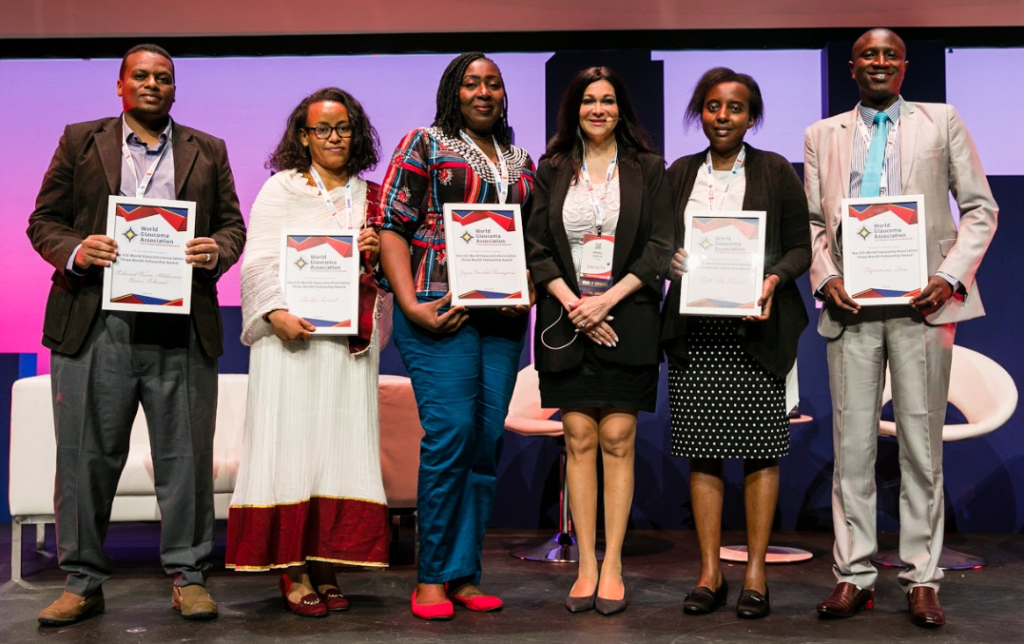 The 2019 Fellows at the Award Ceremony in Melbourne, during the WGC-2019 Opening Ceremony